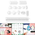 thumbnail image 3 of veasfak 32Pcs Sublimation Blank Ears MDF Board White Ears Heat Transfer Ears ear hook + jump, 3 of 9