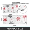 thumbnail image 7 of Multicolor Christmas Snowflake Pattern Kitchen Rugs Sets Of 2,Anti Fatigue Kitchen Mat Rugs Non Slip Washable,Decorative Kitchen Floor Mats for Kitchen,Sink,Laundry,17"x30"+17"x47", 7 of 7