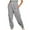 Grey, variant on Simua Women's Cargo Sweatpants Elastic Waisted Wide Leg Pants Athletic Casual Cinch Bottom Baggy Sweatpants with Pockets