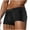 Black, variant on Luxalzxs Mens Swimwear Short Swim Trunks with Zipper Pocket Athletic Quick Dry Square Cut Swimming Boxers