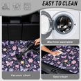 thumbnail image 4 of SEANATIVE Anti-Slip Cargo Mat Universal Fit 29 x 39 Inches Car Trunk Liner All Weather SUV Trunk Mat Easy Clean Vehicle Interior Accessories for Dog Pet, Violet Butterfly Floral Pattern, 4 of 4
