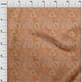 thumbnail image 3 of oneOone Cotton Poplin Orange Fabric Abstracts Sewing Material Print Fabric By The Yard 42 Inch Wide, 3 of 6