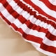 thumbnail image 5 of Vestido de niña Herrnalise con rayas y estrellas para el Día de la Independencia, con tirantes y bandera, 5 of 8