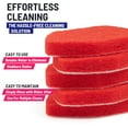 thumbnail image 4 of Replacement Scrubber Refill for WTYYC Extendable Tub Tile Shower Brush for Cleaning Non-Scratch (5X Scrubber Sponge Red), 4 of 7