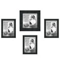thumbnail image 4 of Picture Frame Set, 4 Piece Customizable Gallery Multi pack, 3-5x7, 1-8x8, for Tabletop or Wall Display, 4 of 6