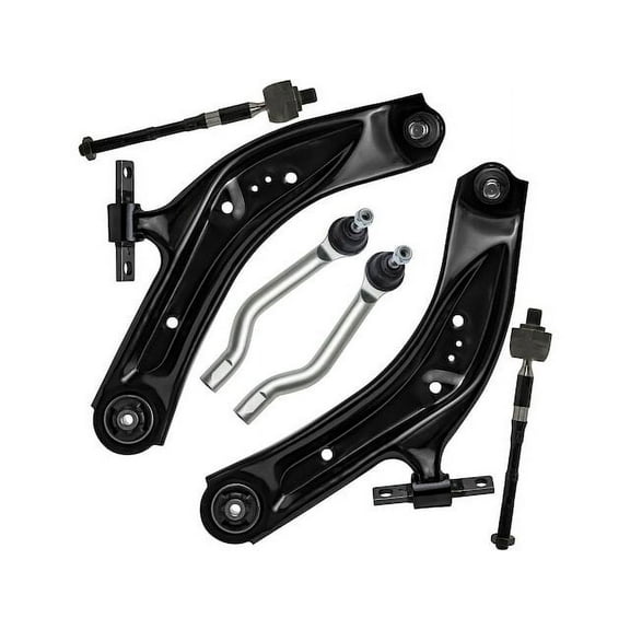 Front Control Arm and Tie Rod End Kit - Compatible with 2014 - 2019 Nissan Rogue 2015 2016 2017 2018