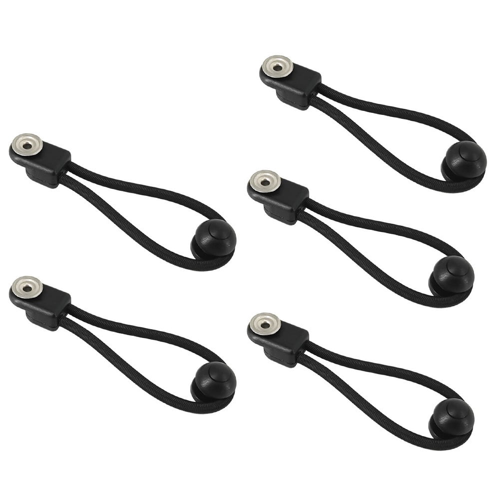 5Pcs Shock Cord Fastener Bungee Cord Clip Elastic Elastic Buckle With Knob For Camping Canopy Tent Boat Yacht Rv Cover Parts