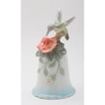 thumbnail image 3 of Ceramic Hummingbird Flower Bell Home Decor Gift for Mom Birdwatcher 2.25", 3 of 3