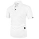 thumbnail image 3 of Camiseta informal de manga corta y color liso para hombre - Tejido ligero y transpirable - Cuello clásico para ocasiones informales de verano, 3 of 5