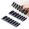 thumbnail image 4 of Calcomanías de esmalte de uñas, 14 piezas de pegatinas autoadhesivas para uñas, envolturas de uñas de adhesión, envoltura completa de uñas, características mejoradas, 4 of 8