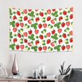 thumbnail image 2 of Xecao Strawberry Print Tapestry, Wall Hanging Room Funny Decor, Backdrop Room Decor for Bedroom Living Room dormitory, 2 of 8