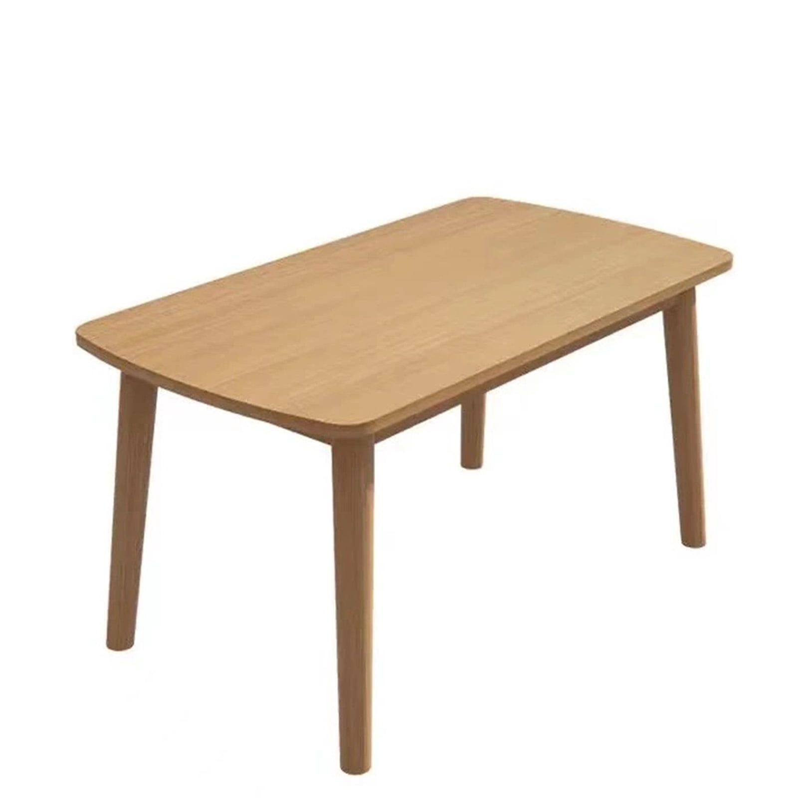 SUSUZI 47" Solid Oak Dining Table  Mid-Century Modern Wood Kitchen Table for Small Spaces, Table Olny