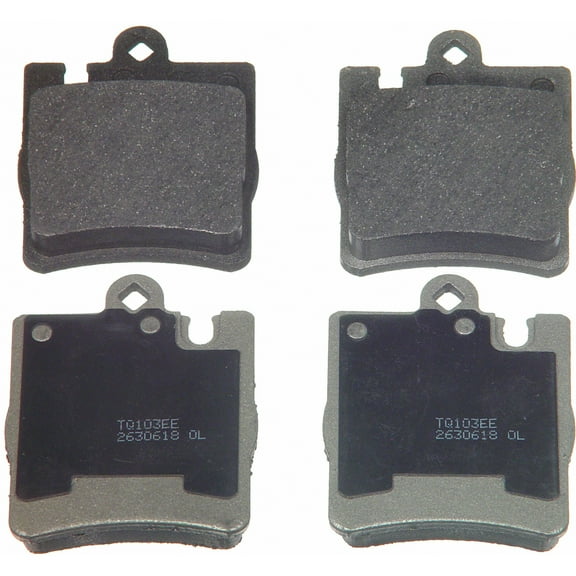 Wagner ThermoQuiet MX876 Semi-Metallic Disc Brake Pad Set Fits select: 2001-2007 MERCEDES-BENZ C, 1996-2002 MERCEDES-BENZ E