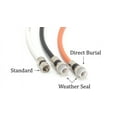 thumbnail image 6 of 20 Foot Black - Solid Copper Coax Cable - RG6 Coaxial Cable with Connectors, F81 / RF, Digital Coax for Audio/Video, Cable TV, Antenna, Internet, & Satellite, 20 Feet (6 Meter), 6 of 9