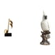 thumbnail image 1 of Figura decorativa de escritorio con forma de nota musical, estatua de loro, adorno de resina, ideal para regalar, decorar el hogar, la oficina o la es, 1 of 8
