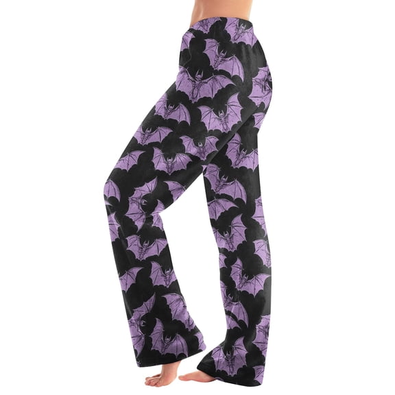 Halloween Womens Flannel Pajama Pants Women'S Pajama Pants-Lounge Pants With Drawstring & Pockets Casual Pjs Sleep Bottoms Sleep Pants