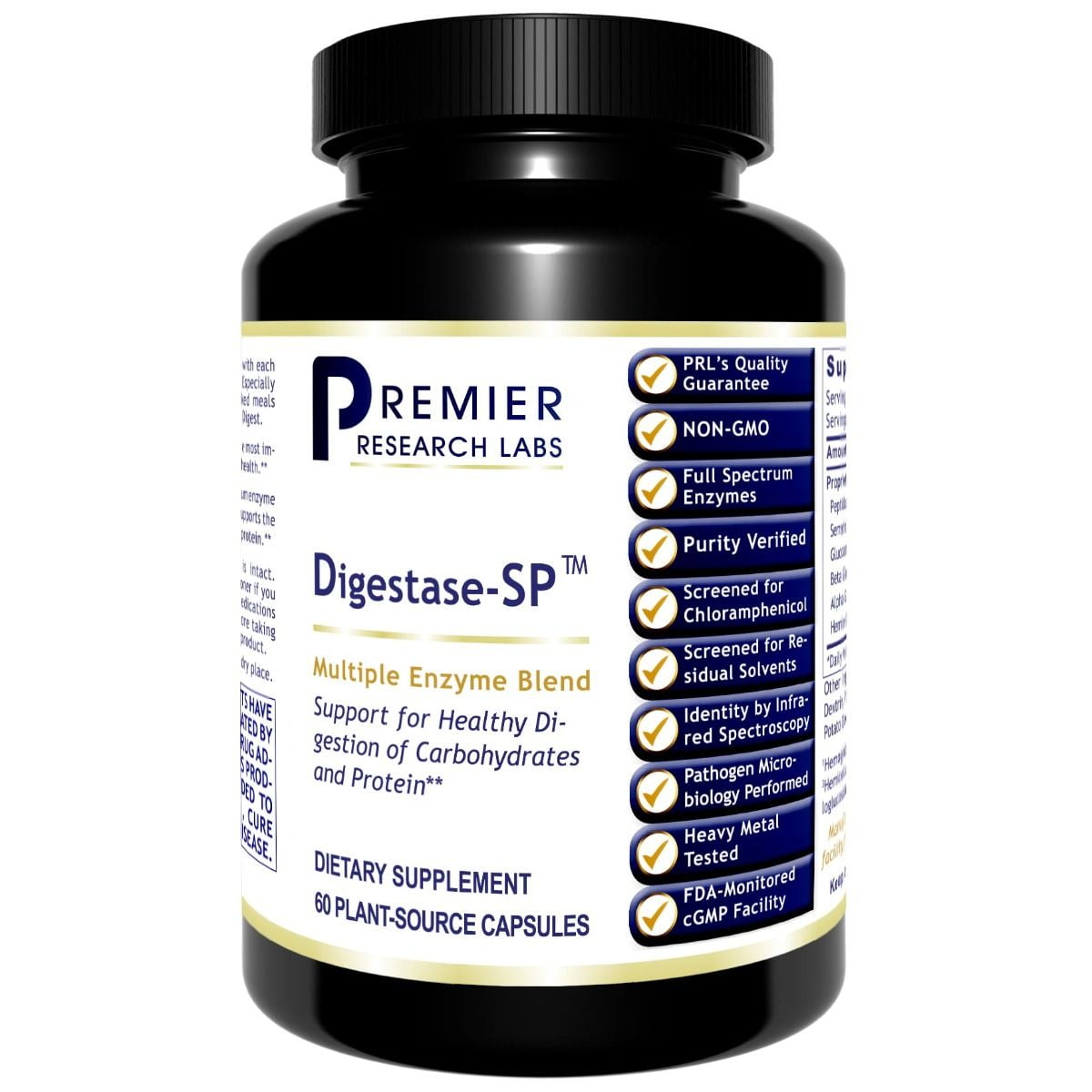 Premier Research DigestaseSP, MultiEnzyme Formula, Digestive Support for Protein and
