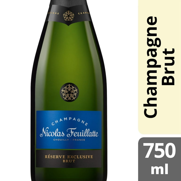 12.5% Champagne Nicolas Feuillatte ml, 750 ABV Exclusive Réserve Brut,