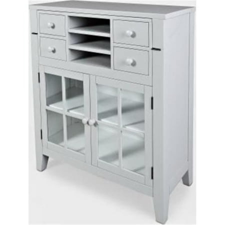 Jofran Avery Secretary Desk Dove Gray Walmart Com