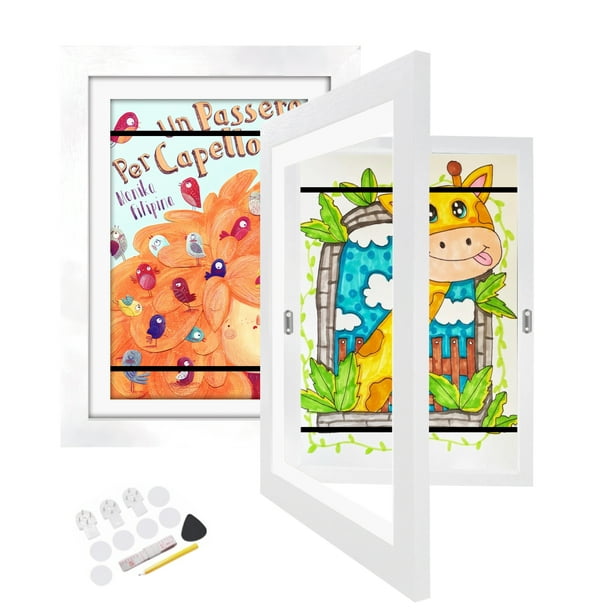 [2PK] Kids Art Frame ATOBART Front Opening Kids Artwork Frames
