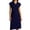 BU2, variant on Womens Summer Casual Mini Dresses Short Sleeve Split Elegant Knit Dress Long Sleeve Split Loose Fit Collar Fashion Beach Dress Green S-XXL