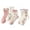 Pink, variant on Gyujnb 5-Packs Girls Strawberry Print Mesh Socks Breathable Kids Ankle Socks for Summer Toddler to Youth Daily Wear