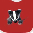 thumbnail image 4 of Inktastic Pocket Badger Boys or Girls Baby Bib, 4 of 4