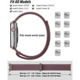 thumbnail image 2 of XiHAMA Nylon Loop Sport Band Compatible with Apple Watch Bands for Women Men 40mm 44mm 45mm 46mm 49mm 38mm 42mm, iWatch Wrist Straps for Ultra 2, SE, Series 10 9 8 7, Breathable Soft Band for Outdoor, 2 of 7