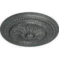 thumbnail image 3 of Ekena Millwork 15 3/4"OD x 1 7/8"P Chester Ceiling Medallion (Fits Canopies up to 2 1/4"), Hand-Painted Athenian Green Crackle, 3 of 6