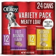 thumbnail image 2 of (15 pack) Ol' Roy Filet Mignon Flavor and Chicken and Rice Flavor Wet Dog Food Variety Pack, 13.2 oz Cans, 24 Pack, 2 of 3