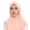 Light Pink, variant on Womens Chiffon Bubble Scarf Solid Color Hijab Summer Lightweight Shawl Wrap Malaysia Style Hijab Pashmina Army Green A