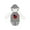 Granite & White w Ears, variant on Lady Bug and Hearts Girls Long Sleeve Baby Bodysuit