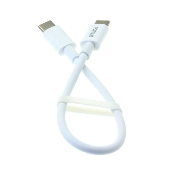 For Nokia C300/C110 - Short USB-C Cable, PD Fast Charge Cord Power Wire Wire Type-C to Type-C Sync White for Nokia C300/C110 Phones