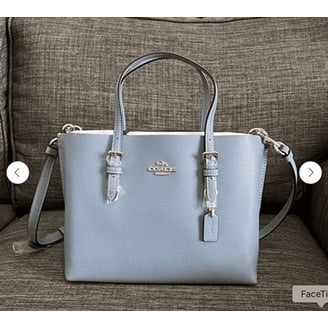 Coach Mollie Tote 25 in Signature Canvas, Khaki/Black, C4250, Zip