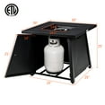 thumbnail image 2 of Patiojoy Table de Foyer au Propane Extérieur Carré de 50 000 BTU avec Housse Imperméable Roche de Lave, 2 of 8