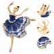 thumbnail image 4 of 1 pieza de aleación de zinc, broche con forma de niña de ballet, broche de accesorios creativos para decoración, 4 of 8