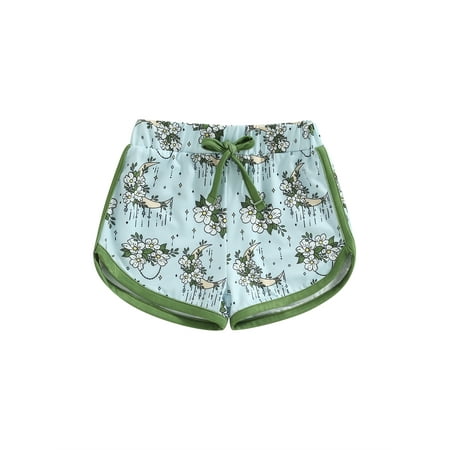 

Bagilaanoe Toddler Baby Girls Shorts Casual Loose Drawstring Shorts Pants 6M 9M 12M 18M 24M 3T Kids Summer Clothes