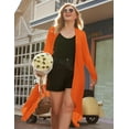 thumbnail image 4 of Weardear Women's Plus Size Cardigan Long Sleeve Open Front Drape Cardigans Lightweight Long Duster, 4 of 7