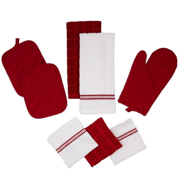 Mainstays, 8 Pack Kitchen Set, Red