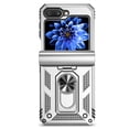 thumbnail image 2 of Estuche GANGXUN para Samsung Galaxy Z Flip 5, soporte giratorio 360°, estilo mecánico y magnético, 2 of 5