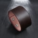thumbnail image 5 of Ajustable, Brazaletes de material cuero de Moda Sola Capa Anchos Hechos Punk, para Punk Cumpleaños Unisex Novio Amigo , Marrón Yinane Pulsera ajustable, 5 of 7