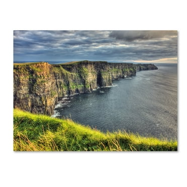 Pierre Leclerc 'Cliffs of Moher Ireland' Canvas Art
