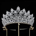 thumbnail image 1 of Tiara de Lujo de Circonia Cúbica Sincero para Boda y Fiesta, 1 of 5