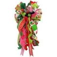thumbnail image 2 of 2.5" Scalloped Edge Ribbon: Red/Lime Green (10 Yards), 2 of 4