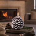 thumbnail image 5 of Cadancy Pine Cone Shape Scented Candles Soy Wax Aromatherapy Home Decor Tabletop Centerpiece Christmas Winter Holiday Decoration Indoor Fragrance Gift Set Party Seasonal Ornament, 5 of 7