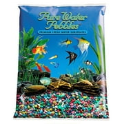 Pure Water Pebbles Aquarium Gravel - Rainbow 5 lbs (3.1-6.3 mm Grain) (2 Pack)
