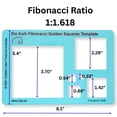 thumbnail image 3 of Plantilla CLPA de 15 cm con proporción áurea y secuencia de Fibonacci, 3 of 7