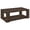 Dark Rustic Mango, variant on Coaster Pavone Engineered Wood Coffee Table with Open Lower Shelf in Latte