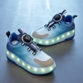 thumbnail image 6 of Kids Wheels Shoes with Lights Rechargeable Roller Skates Shoes Retractable Wheels Shoe LED Flashing Sneakers for Girls Boys Gift, 6 of 21