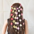 thumbnail image 3 of 2 piezas diadema de flores accesorios para el cabello de girasol de verano, 3 of 5